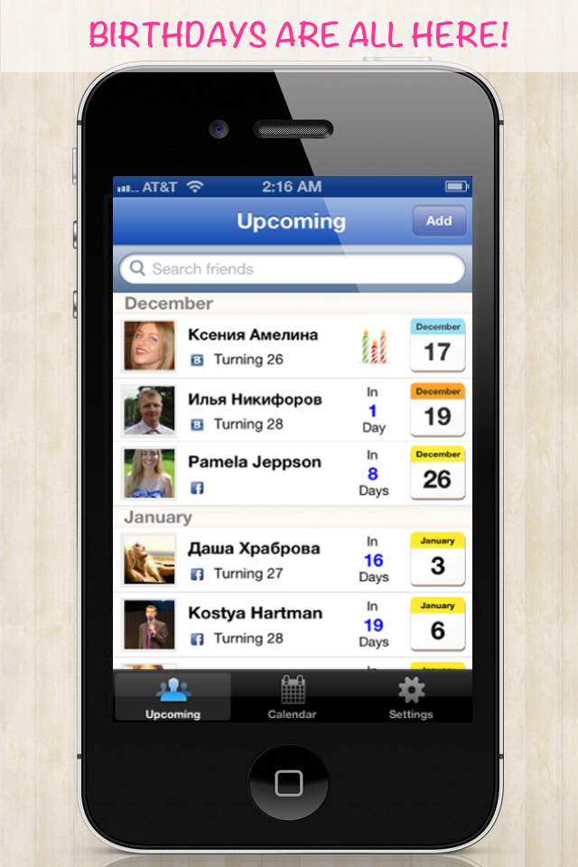 Birthdays PRO - Birthday Reminder for Facebook & VKontakte